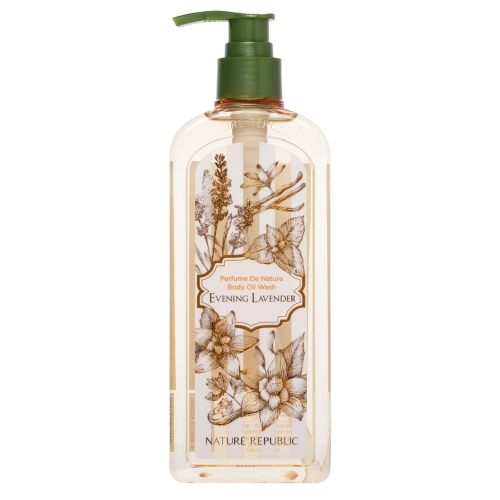 Nature Republic - Perfume De Nature Body Oil Wash - Kūno Prausimosi Aliejus - Evening Lavender - 345ml