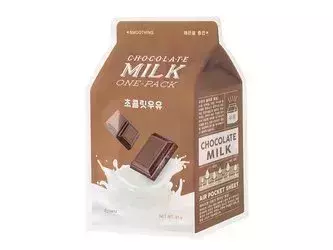 A'pieu - Milk One Pack Mask - Chocolate - Pieniška Lakštinė Kaukė - 21g