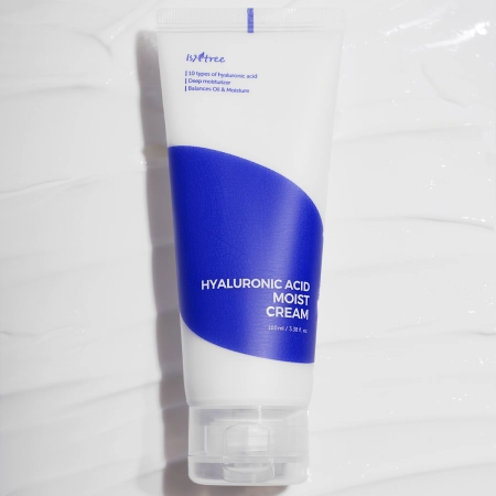 Isntree - Hyaluronic Acid Moist Cream – Drėkinamasis Kremas su Hialurono Rūgštimi – 100 ml