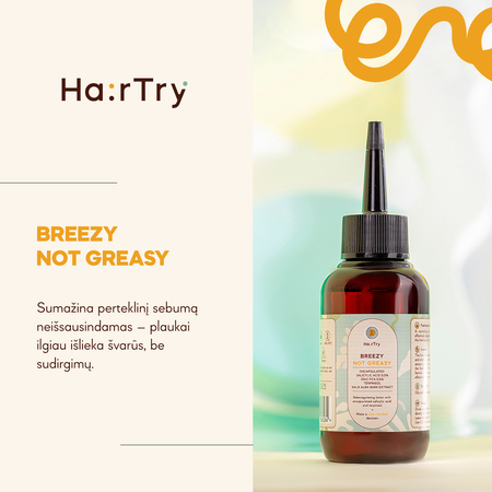 HairTry - Breezy Not Greasy - Galvos Odos Įtrynimas su Kapsuliuota Salicilo Rūgštimi - 100ml