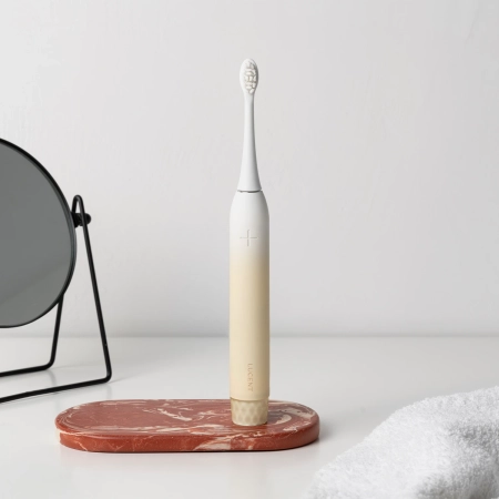 Lucent - Prism Sonic Electric Toothbrush - Soninis Dantų Šepetėlis - Vanilla Cream - 1vnt
