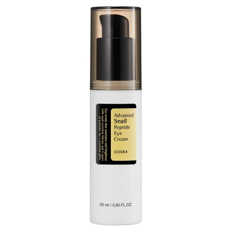 COSRX - Advanced Snail Peptide Eye Cream - Lengvas Drėkinamasis ir Maitinamasis Paakių Kremas su Sraigių Gleivėmis - 25ml