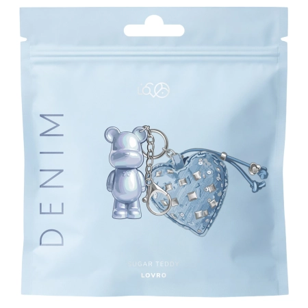 LOVRO - Denim Sugar Teddy Shimmer Lipgloss - Lūpų Blizgis su Švytinčiomis Dalelėmis - 01 Heart Drop - 1,4g