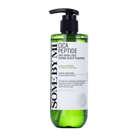 Some By Mi - Cica Peptide Anti Hair Loss Derma Scalp Shampoo - Peptidinis Šampūnas Slenkantiems Plaukams - 285ml