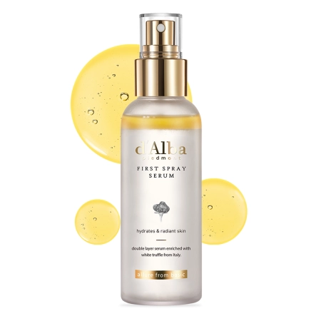 d'Alba - White Truffle First Spray Serum - Skaistinantis ir Drėkinantis Veido Serumas Migloje - 100ml