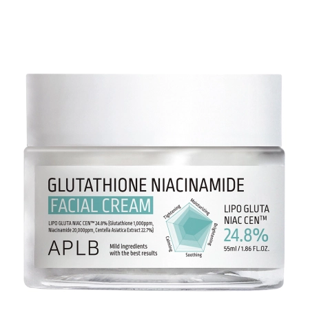 APLB - Glutathione Niacinamide Facial Cream - Šviesinantis Veido Kremas - 55ml