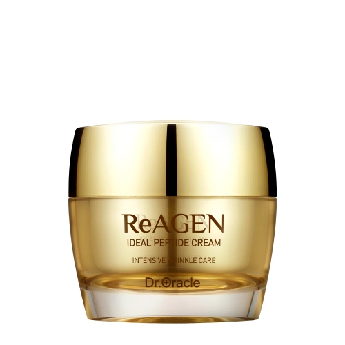 Dr Oracle - ReAGEN Ideal Peptide Cream - Sodrus Kremas nuo Senėjimo su Alpinės Liūtpėdės Kamieninių Ląstelių Ekstraktu ir Peptidais - 50ml