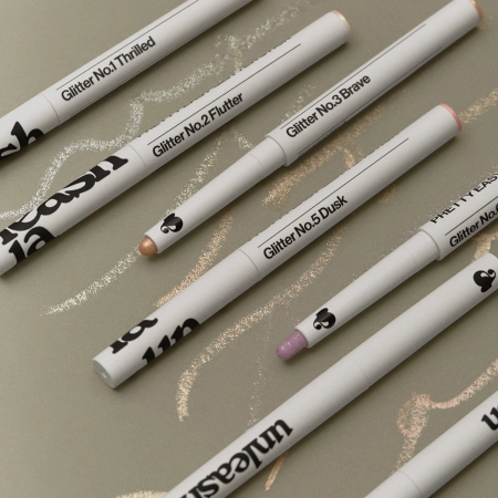Unleashia - Pretty Easy Glitter Stick - Blizgus Akių Pieštukas - 2 Flutter - 0.7g