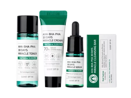 Some By Mi - AHA BHA PHA 30 Days Miracle Starter – Odos Priežiūros Rinkinys su AHA, BHA, PHA Rūgštimis