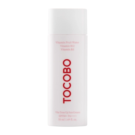 Tocobo - Vita Tone Up Sun Cream SPF50+ PA++++ – Tonuojantis Kremas nuo Saulės – 50 ml