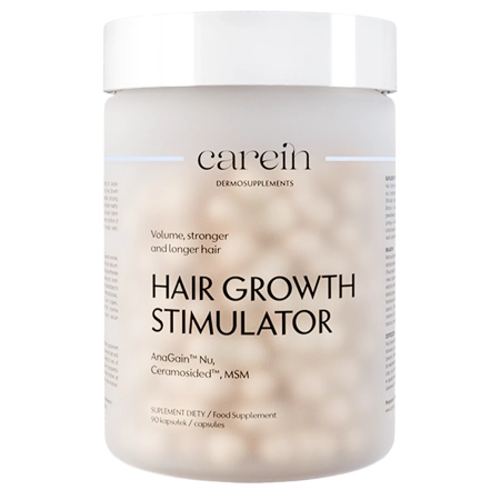 Carein - Hair Growth Stimulator - Dermosuplementas - Padidėjęs Plaukų Slinkimas - 90kaps