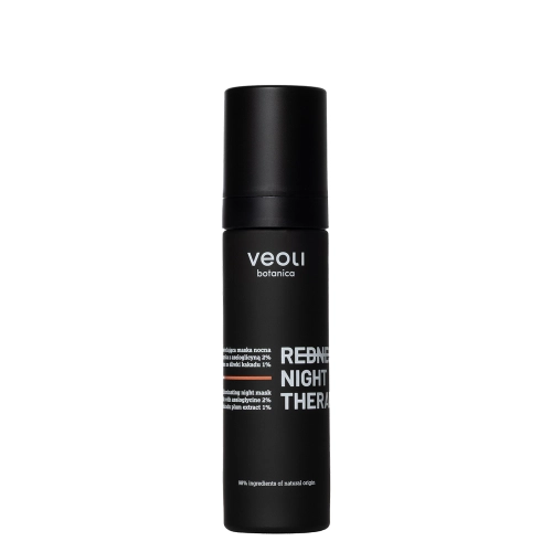 Veoli Botanica - Redness Night Therapy - Raminamoji-Skaistinamoji Naktinė Kaukė Kapiliarinei Odai - 50ml