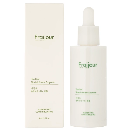 Fraijour - Heartleaf Blemish Renew Ampoule - Ampulė Jautriai ir Probleminei Odai su Širdžialapės Stimburės Ekstraktu - 50ml