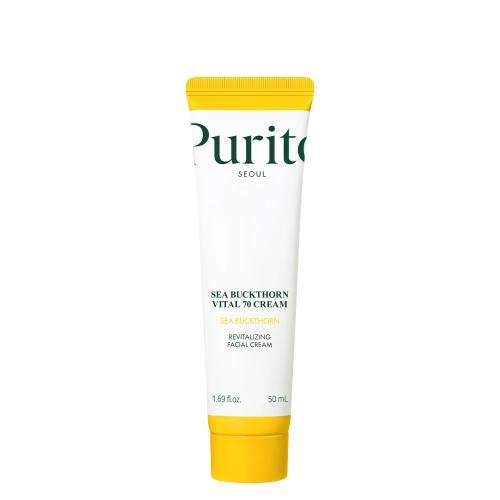 Purito Seoul - Sea Buckthorn Vital 70 Cream - Atgaivinantis Kremas-Gelis - 50ml