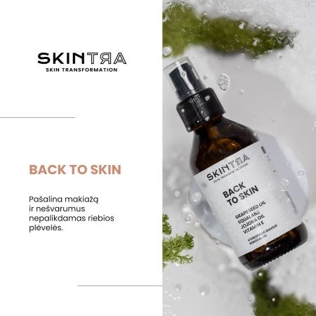 SkinTra - Back To Skin - Hidrofilinis Makiažo Valymo Aliejus - 100ml