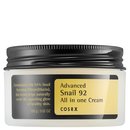 COSRX - Advanced Snail 92 All in One Cream - Universalus Kremas su Sraigių Gleivėmis - 100g