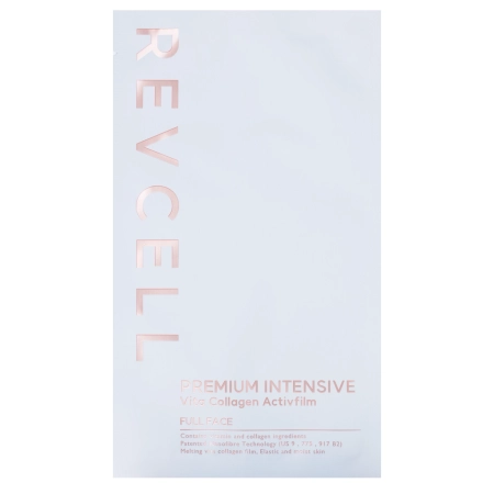 REVCELL - Premium Intensive Vita Collagen Activfilm Full Face - Kolageno Ištirpstanti Kaukė - 1vnt/3,603g