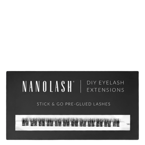 Nanolash - Stick & Go Pre-Glued Lashes - Blakstienų Kuokšteliai su Klijais - Heartbreaker - 1 pak.