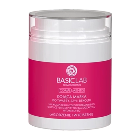 BasicLab - Complementis - Raminanti Veido, Kaklo ir Dekoltė Kaukė - 50ml