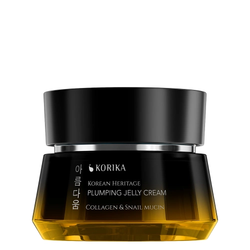 KORIKA - Korean Heritage Collagen & Snail Mucin Plumping Jelly Cream - Stangrinamasis Gelinis Kremas su Kolagenu ir Sraigių Mucinu - 50ml
