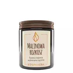 Bosphaera - Świeca Sojowa Malinowa Rozkosz - 190g