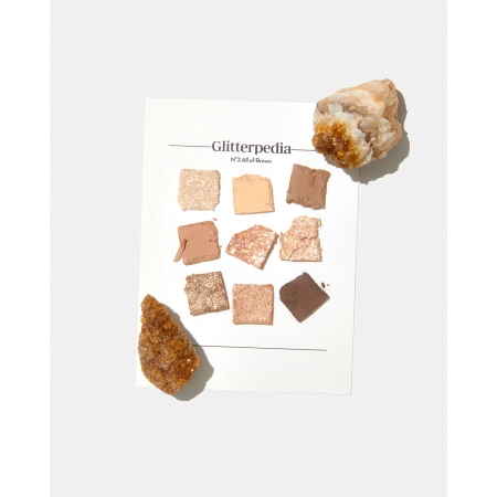 Unleashia - Glitterpedia Eye Palette - Veganiška Akių Šešėlių Paletė - 2 All of Brown - 6,6g