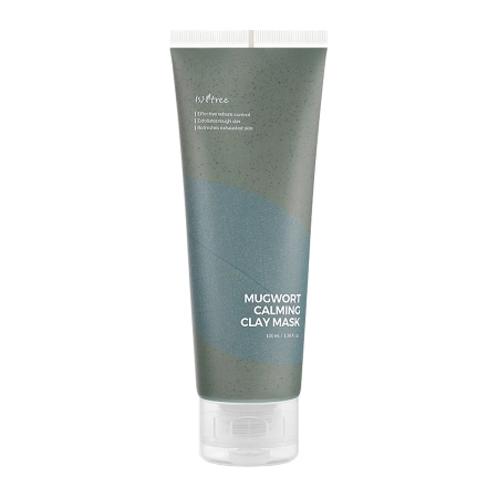 Isntree - Real Mugwort Calming Clay Mask – Molio Kaukė su Kiečiu – 100 ml