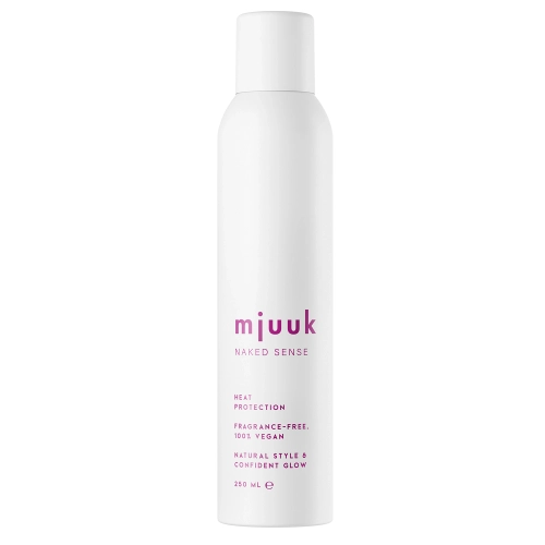 Mjuuk - Naked Sense Fragrance-free Heat Protection - Termoapsauginis Purškiklis - Bekvapis - 250ml