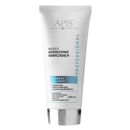 Apis - Professional - Mineral Balance - Intensively Moisturizing Mask - Intensyviai Drėkinanti Kaukė su Negyvosios Jūros Mineralais ir Hialurono Rūgštimi - 200ml