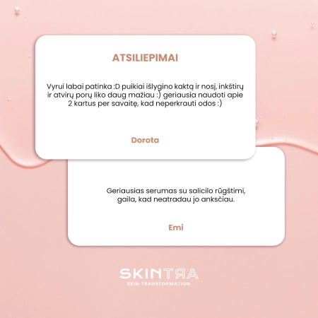 SkinTra - Comedo-killer - Serumas su Hermetizuota 2 % Salicilo Rūgštimi - 30 ml