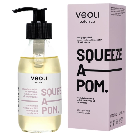 Veoli Botanica - Emulguojantis Aliejus Makiažui ir SPF Šalinti Riebiai Odai - 150ml