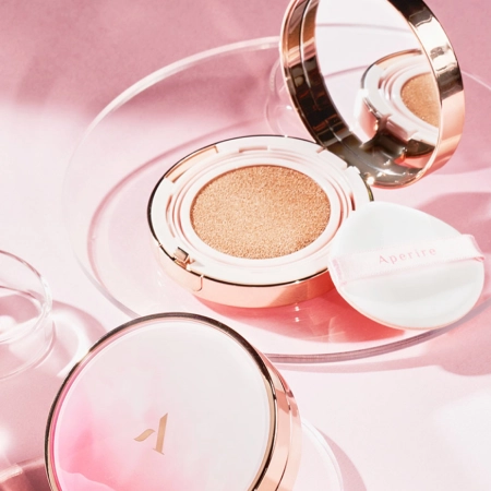 Aperire - Day Dream Cover Cushion SPF50+/PA++++ - 02 Warm Vanilla - Maskuojantis Makiažo Pagrindas Pagalvėlėje - 13 g