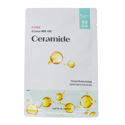 Etude House - 0.2mm Therapy Air Mask - Ceramide - Giliai Drėkinanti Lakštinė Kaukė su Keramidais - 20ml