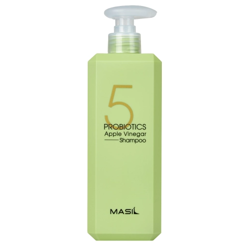 Masil - 5 Probiotics Apple Vinegar Shampoo - Valomasis Šampūnas su Obuolių Actu ir Probiotikais - 500ml