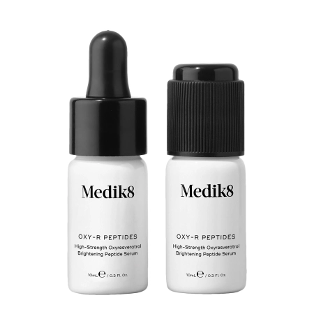 Medik8 - Oxy R - Peptides - Peptidų Serumas su Oksiresveratroliu Mažinantis Odos Spalvos Pakitimus - 2x10ml