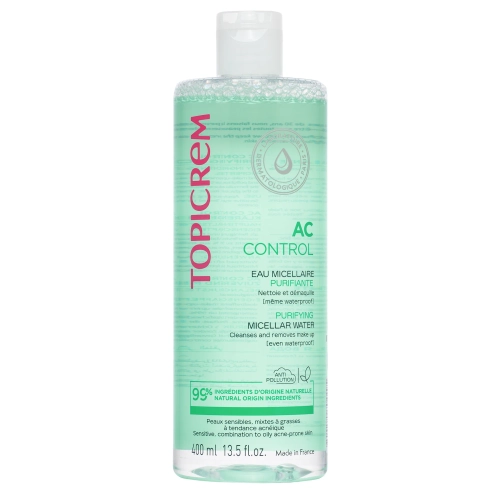 Topicrem - AC Control Purifying Micellar Water - Valomasis Micelinis Vanduo - 400ml
