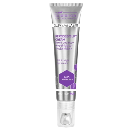 Bielenda Professional - Supremelab - Bio-Tech Age - Peptide Eye Lift Cream - Užpildantis ir Šviesinantis Paakių Kremas - 15ml