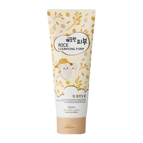Esfolio - Pure Skin Rice Cleansing Foam - Ryžių Valomosios Putos - 150g