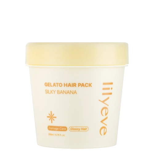 lilyeve - Repair:Turn Gelato Hair Pack - Stiprinamoji Plaukų Kaukė - Silky Banana - 200ml
