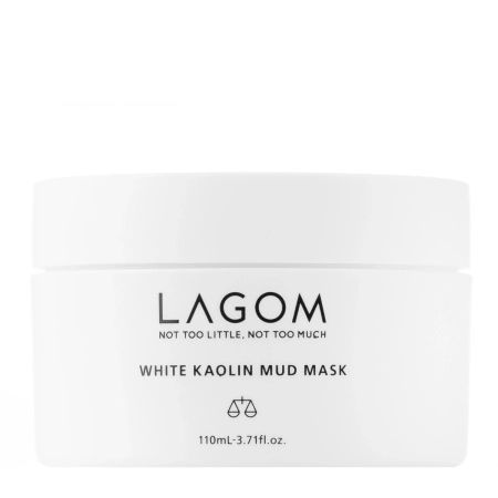 Lagom - White Kaolin Mud Mask - Valomoji Veido Molinė Kaukė - 110ml
