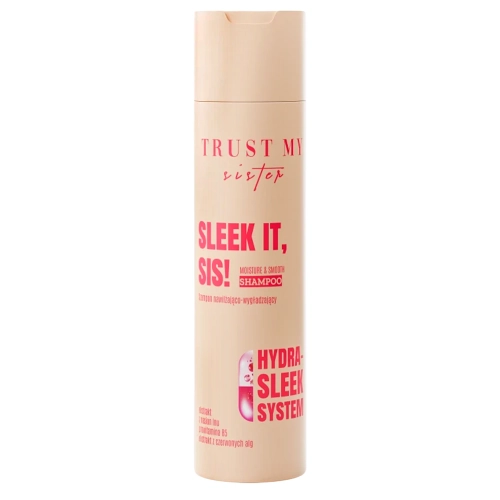Trust My Sister - Sleek it - Moisture & Smooth Shampoo - Drėkinamasis ir Glotninamasis Šampūnas - 250ml