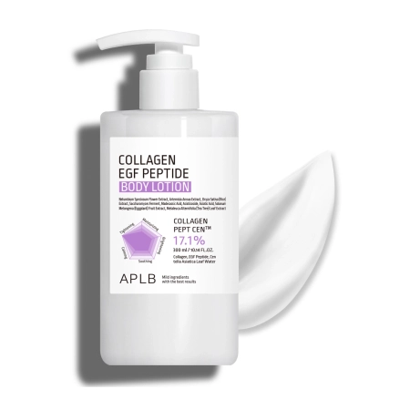APLB - Collagen EGF Peptide Body Lotion - Drėkinamasis ir Stangrinamasis Kūno Losjonas - 300ml