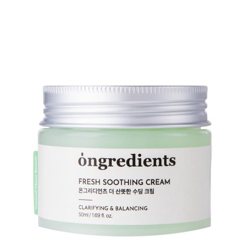 Ongredients - Fresh Soothing Cream - Gaivinantis Drėkinamasis Veido Kremas - 50ml