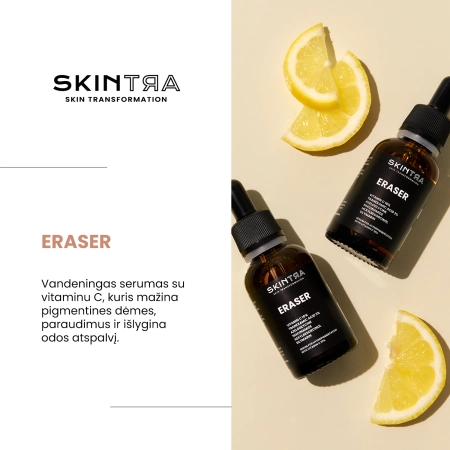 SkinTra - Eraser - Serumas nuo Odos Spalvos Pakitimų su Vitaminu C 10% - 30ml