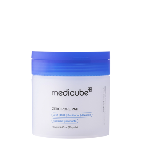 Medicube - Zero Pore Pad 2.0 – Šveičiamieji Veido Padeliai – 70 vnt. / 100 ml