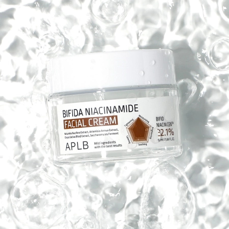 APLB - Bifida Niacinamide Facial Cream - Poras Mažinantis Kremas su Niacinamidu - 55ml