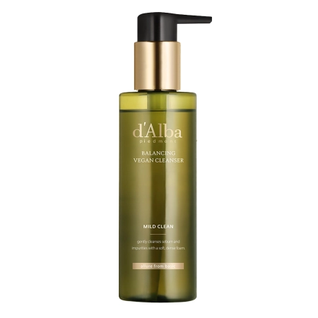 d'Alba - Mild Skin Balancing Vegan Cleanser - Drėkinamasis ir Raminamasis Veido Prausimosi Gelis - 200ml