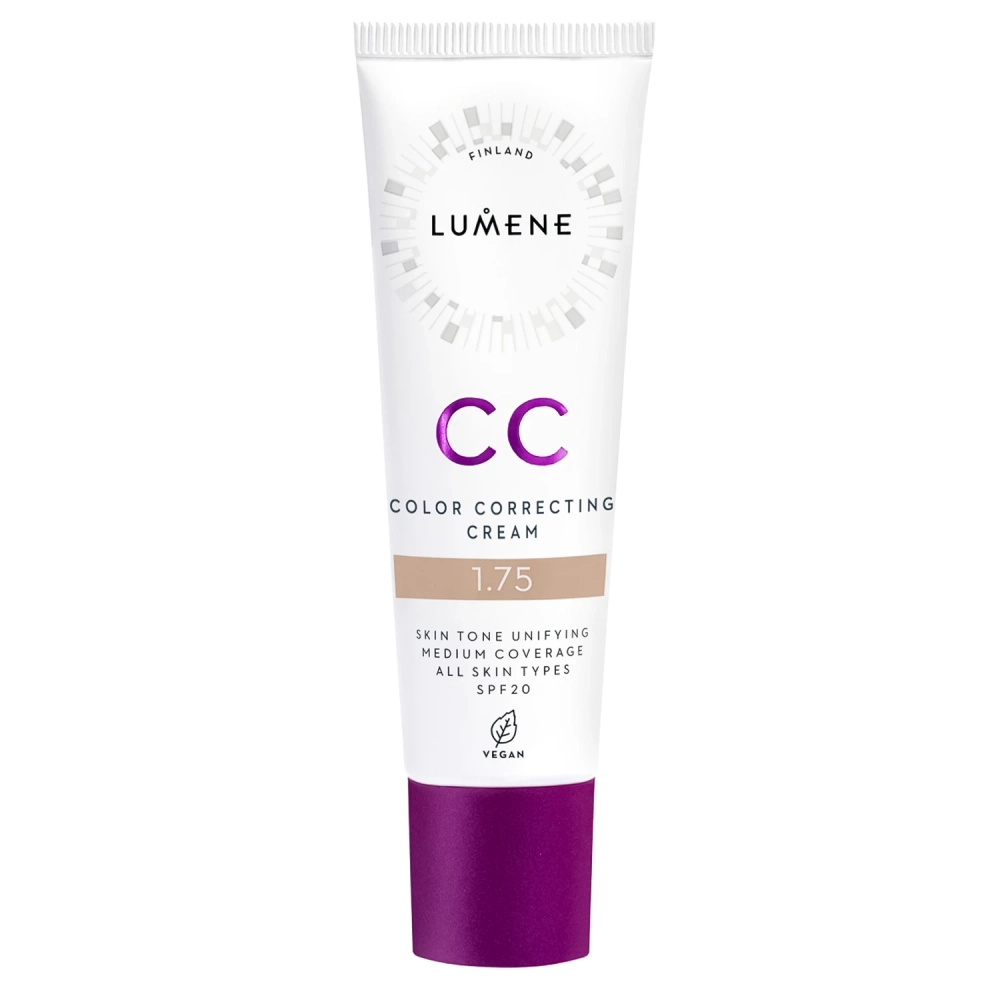 Lumene - CC Color Correcting Cream SPF 20 - Koreguojantis Makiažo Pagrindas CC - 1,75 - 30ml