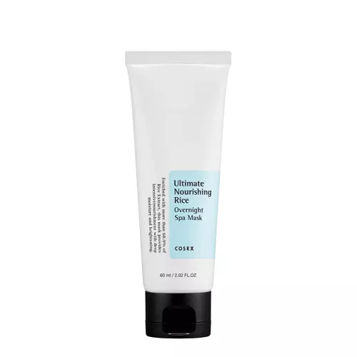 COSRX - Ultimate Nourishing Rice Overnight Spa Mask - Maitinamasis Naktinis Kremas su Ryžių Ekstraktu - 60ml