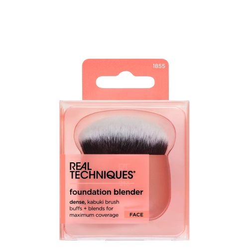 Real Techniques - Foundation Blender - Makiažo Pagrindo Šepetėlis Kabuki Tipo - 1vnt.